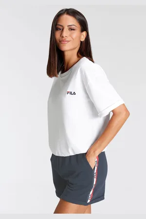 Fila Shorty, (Set, 2 tlg.), mit Brust-Logo und kontrastiertem Logo-Band seitlich an der Hose