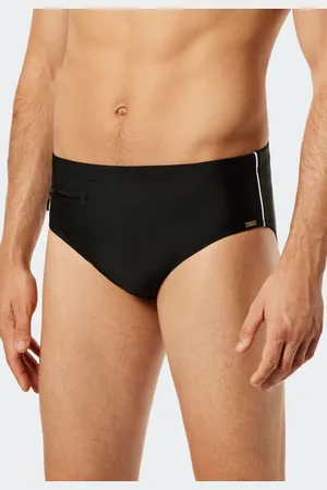 Schiesser Badeslip »"Nautical Casual"«, mit extra flacher Reißverschlusstasche