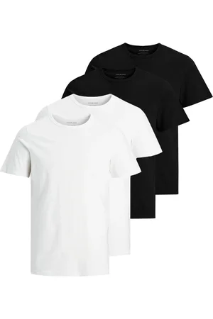 JACK & JONES T-Shirt »T-Shirt JACBASIC CREW NECK TEE 2PK 4er Pack«