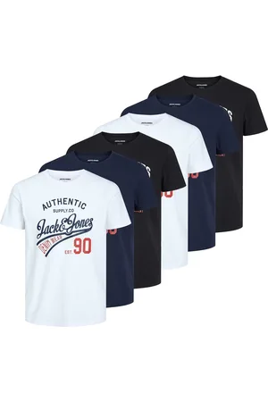 JACK & JONES T-Shirt »T-Shirt JJETHAN TEE CREW NECK 3PK 6er Pack«