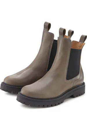 ELBSAND Stiefelette, Chelseaboots, Schlupfstiefel, Bikerboots aus Leder