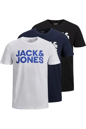 JACK & JONES T-Shirt »T-Shirt JJECORP LOGO TEE O-NECK 3PK 3er Pack«