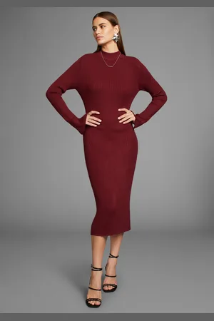 Daniel Hechter Strickkleid, wadenlang, elegant, aus Viskosemischung, Langarm