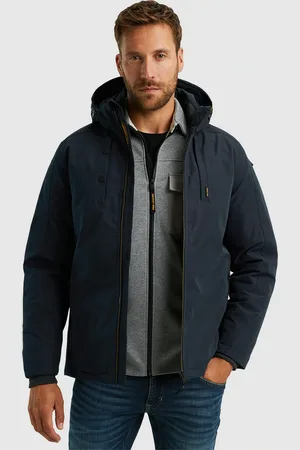 PME Legend™ Outdoorjacke »Semi long jacket STEARPACKER Ottoman«, mit Kapuze, mit Kapuze