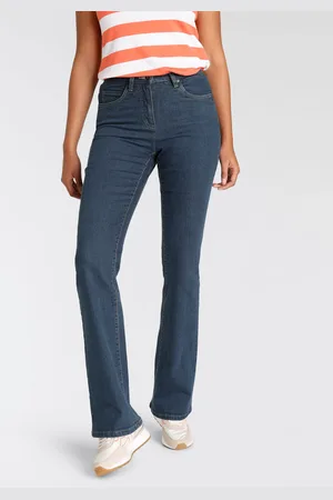 ARIZONA Bootcut-Jeans, hohe Leibhöhe