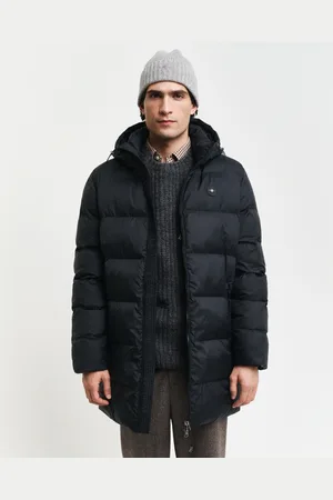 GANT Steppjacke »ACTIVE CLOUD MID LENGTH JACKET«, mit Kapuze