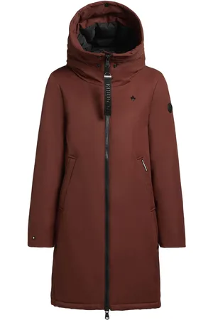 Khujo Kurzmantel »Kurzmantel Yaak3-YM«, urbaner Damen Parka mit gestepptem Innenfutter