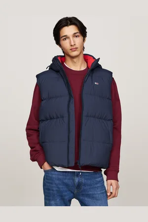 Tommy Hilfiger Steppweste »TJM ESSENTIAL DOWN VEST EXT«, abnehmbare Kapuze mit Kordelzug