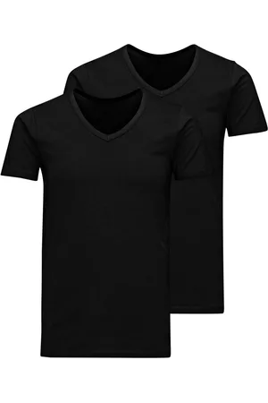 JACK & JONES T-Shirt »T-Shirt JACBASIC V-NECK TEE 2PK 2er Pack«