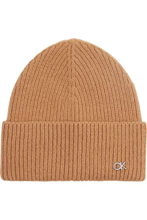 Calvin Klein Beanie »CK METAL CHUNKY RIB BEANIE«, mit Logozeichen