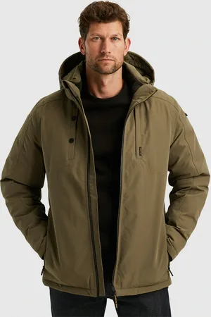 PME Legend™ Outdoorjacke »Semi long jacket STEARPACKER Ottoman«, mit Kapuze, mit Kapuze