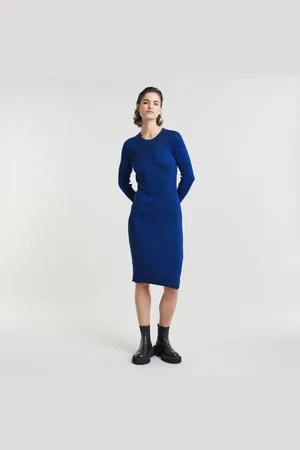 G-Star Strickkleid »Plated Slim Knit Dress«