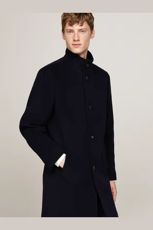 Tommy Hilfiger Wollmantel »DC STAND COLLAR WOOL MIX COAT«