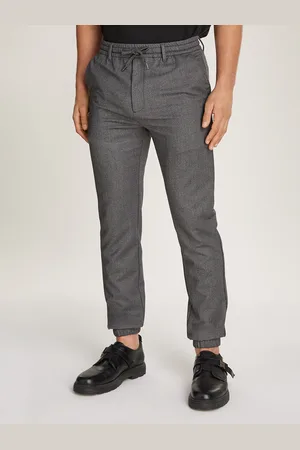 Calvin Klein Relaxhose »WOOL-BLEND-STRETCH S&P JOGGER«, mit Kordelzug