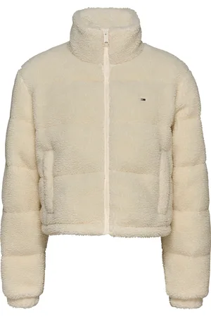 Tommy Hilfiger Kurzjacke »TJW CRP TEDDY ESSENTIAL PUFFER«, in Cropped Form