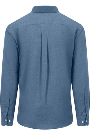 Fynch-Hatton Langarmhemd, mit klassischem Button-Down-Kragen