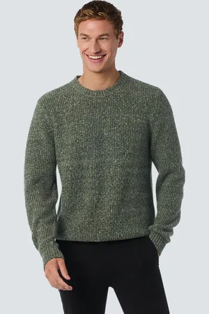 No Excess Strickpullover, in melierter Optik