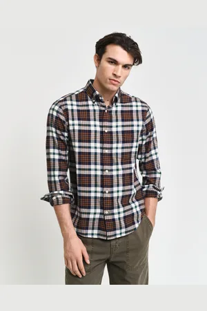 GANT Langarmhemd »REG FLANNEL PLAID SHIRT«