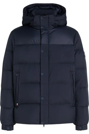 Tommy Hilfiger Steppjacke »MIX DOWN HOODED PUFFER JACKET«, mit Kapuze, mit abnehmbarer Kapuze