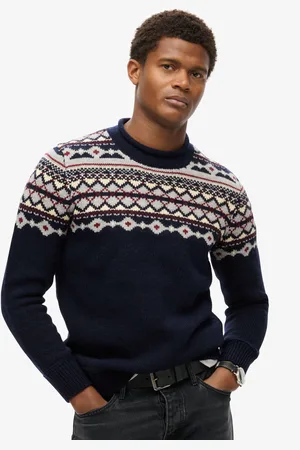 Superdry Rundhalspullover »FAIRISLE KNIT CREW JUMPER«
