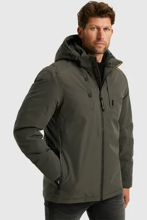 PME Legend™ Outdoorjacke »Semi long jacket STEARPACKER Ottoman«, mit Kapuze, mit Kapuze