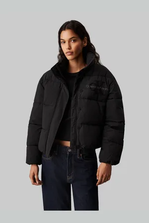Calvin Klein Outdoorjacke »CHENILLE MONOLOGO PUFFER«, mit Logostickerei