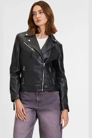 Mauritius Lederjacke »GWPasha«, im Biker-Style, asymetrischer Reißverschluss, verstellbare Riegel