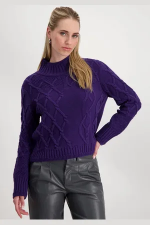 monari Strickpullover, mit Rautenmuster