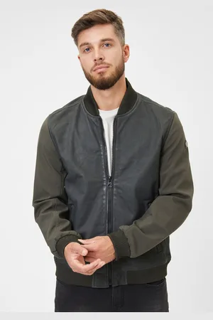 Mauritius Lederjacke »GMHorizan«, mit Ärmel im Hybrid-Style