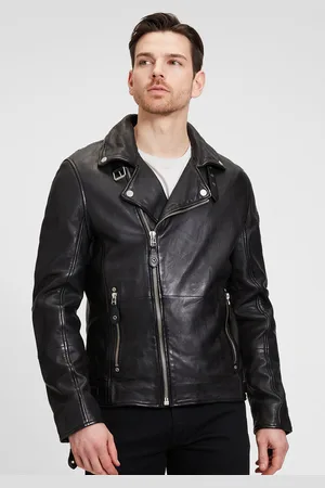 Mauritius Lederjacke »Mavric SF NSLV«, im Biker-Style, asymetrischer Reißverschluss, Nieten