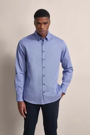 Bugatti Langarmhemd, aus feinem Satin