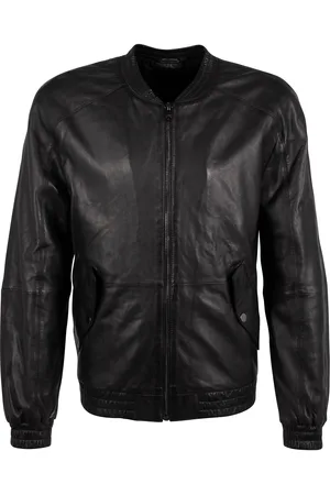 Mauritius Lederjacke »G2MAlaric LF«, mit Pattentaschen, Gummizug an den Bündchen
