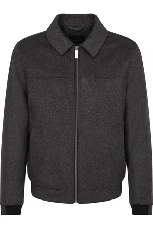 Bugatti Blouson, ohne Kapuze, aus feinem Woll-Mix