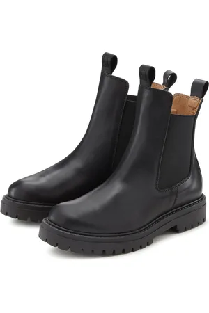ELBSAND Stiefelette, Chelseaboots, Schlupfstiefel, Bikerboots aus Leder