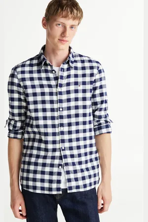 Tommy Hilfiger Langarmhemd »BRUSHED GINGHAM SF SHIRT«, modisch kariert