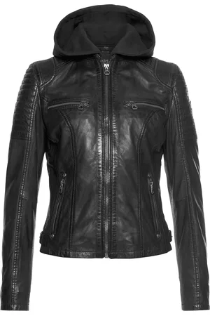 Mauritius Bikerjacke »SAMINA«, mit Kapuze, 2-in-1-Jacke - mit abnehmbarem Kapuzen-Sweat-Einsatz