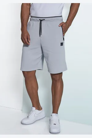 john devin Sweatshorts, seitliche Taschen mit schwarzem Reißverschluss
