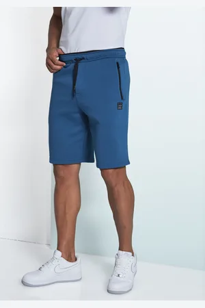 john devin Sweatshorts, seitliche Taschen mit schwarzem Reißverschluss