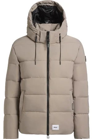 Khujo Wintermantel »Steppjacke Loga2-YM«, Steppjacke mit abnehmbarer Kapuze und Rucksackträgern