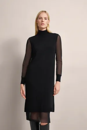 Bugatti Strickkleid, im Layering-Look