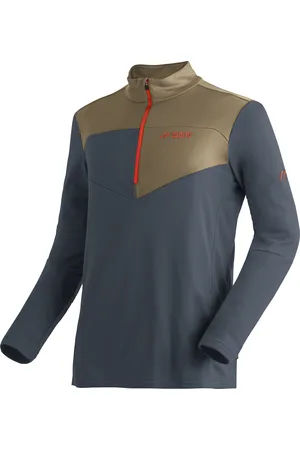 Maier Sports Rollkragenpullover »Felian«, Herren Midlayer, pflegeleichtes Half-Zip Fleece, Regular Fit