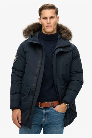 Superdry Parka »EVEREST FAUX FUR PARKA JACKET«, mit Kapuze