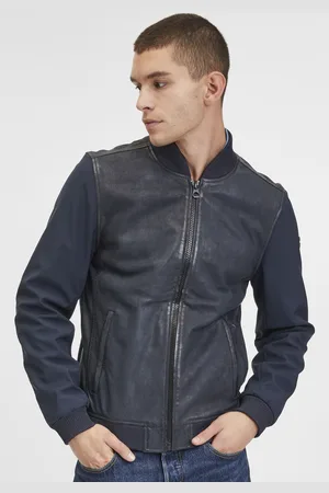 Mauritius Lederjacke »GMHorizan«, mit Ärmel im Hybrid-Style