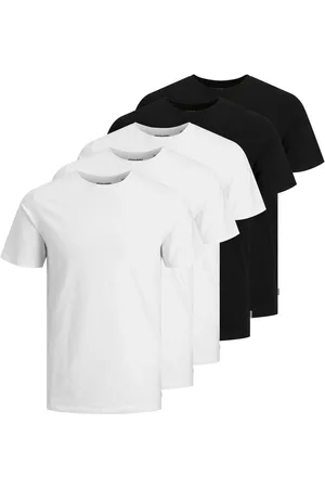 JACK & JONES T-Shirt »T-Shirt JJEORGANIC BASIC TEE O-NECK 5PK 5er Pack«