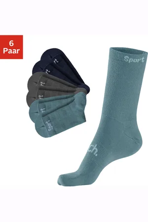 Bench Sportsocken, (Packung, 6 Paar), mit antibakterieller Feuchtigkeitsregulierung