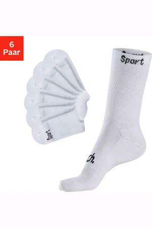 Bench Sportsocken, (Packung, 6 Paar), mit antibakterieller Feuchtigkeitsregulierung