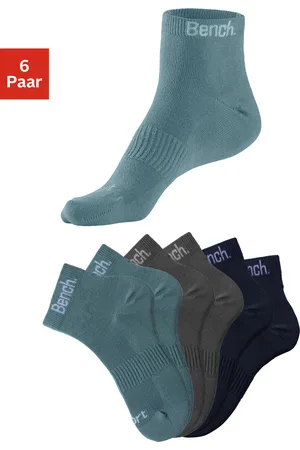 Bench Sportsocken, (Packung, 6 Paar), mit antibakterieller Feuchtigkeitsregulierung