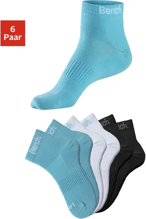 Bench Sportsocken, (Packung, 6 Paar), mit antibakterieller Feuchtigkeitsregulierung
