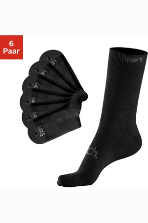 Bench Sportsocken, (Packung, 6 Paar), mit antibakterieller Feuchtigkeitsregulierung
