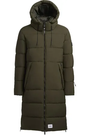 Khujo Steppmantel »Steppmantel Rigo Matt-YM«, Warmer Herren Puffermantel mit Rucksack-Trägern